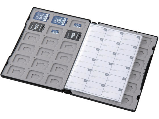 �ڤ����󤻡ۥ��쥳�� SD+microSD������ 36��+36���Ǽ CMC-SDCDC02BK ���꡼�����ɥ����� ��ǥ��������� ��Ͽ��ǥ��� ���꡼������ ����