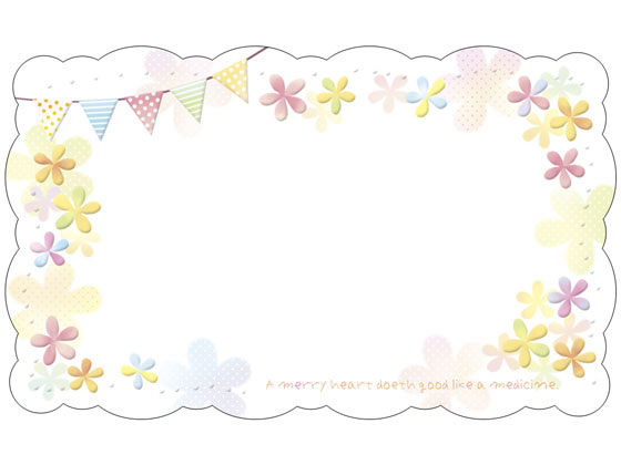 【お取り寄せ】タカ印 Fカード カラフルフラッグ 100枚 16-874