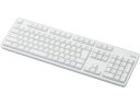 エレコム 無線フルキーボード 薄型 メンブレン式 TK-FDM106TWH(2)