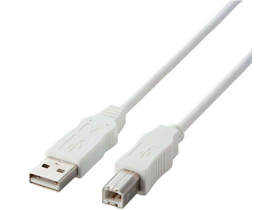 �ڤ����󤻡ۥ��쥳�� USB2.0�����֥� RoHS�����б� A-B 3m USB2-ECO30WH USB�����֥� A to B �����֥� �Ÿ����å� �����ѡ��� ����