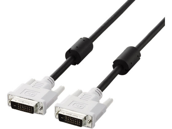 【商品説明】DVI−D出力端子を装備したパソコンと、DVI−D入力端子を装備したデジタル対応のディスプレイを接続するケーブルです。デュアルリンクに対応しており、WQXGA（解像度：2560dpi×1600dpi）までの映像信号が伝送可能です。外部ノイズの干渉を受けにくい2重シールドケーブルを使用しています。サビなどに強く信号劣化を抑える金メッキピンを採用しています。【仕様】●対応機種：DVI−D出力端子を持つPCおよびDVI−D入力端子を持つデジタル対応ディスプレイ●コネクタ形状：DVI−D（24ピン・オス）　−　DVI−D（24ピン・オス）●ケーブルタイプ：ノーマルタイプ●対応解像度：WQXGA（2560×1600）（最大）●ケーブル長：1．0m●カラー：ブラック●シールド方法：2重シールド【検索用キーワード】エレコム　エレコム　elecom　CAC−DVDL10BK　DVIデュアルリンクケーブル　デジタル　1m　CAC−DVDL10BK　CACDVDL10BK　S33355パソコンとデジタル対応ディスプレイを接続する、DVIデュアルリンクケーブル
