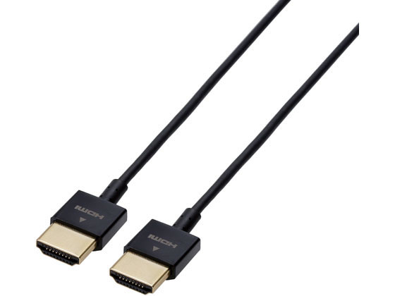 【お取り寄せ】エレコム HDMIケーブル ウルトラスリム 0.7m CAC-HD14US07BK ハイスピード HDMIケーブル..