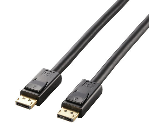 【お取り寄せ】エレコム DisplayPort TMケーブル 3m CAC-DP1230BK 関連品 PC用ケーブル ケーブル 電源タップ 配線パーツ 家電