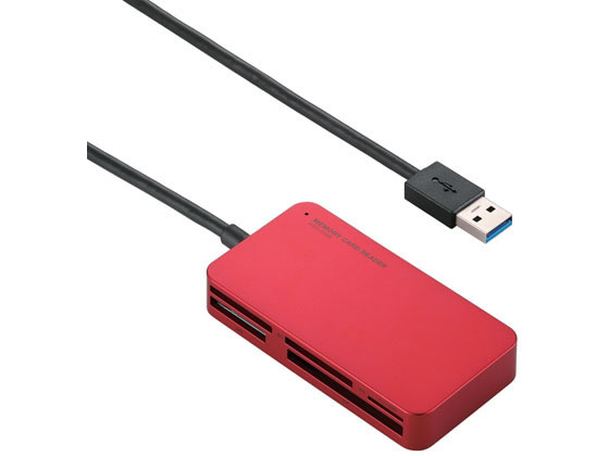 【お取り寄せ】エレコム USB3.0対応メモリカードリーダー MR3-A006RD