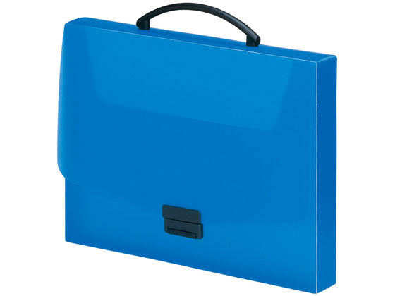 リヒトラブ AQUA DROPs バッグ A4 青 A5005-8 書類ファイル キャリングケース 取っ手付き 書類キャリー ドキュメントキャリー ファイル