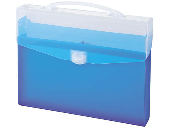 【お取り寄せ】リヒトラブ AQUA DROPs コングレスバッグ A4 青 A5007-8 書類ファイル キャリングケース 取っ手付き 書類キャリー ドキュメントキャリー ファイル