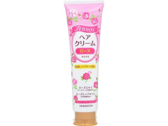 Hair Pack, Mask - 【お取り寄せ】柳屋本店 ジェノス ヘアクリーム ローズ 140g アウトバス 浴室外用 トリートメント ヘアケア