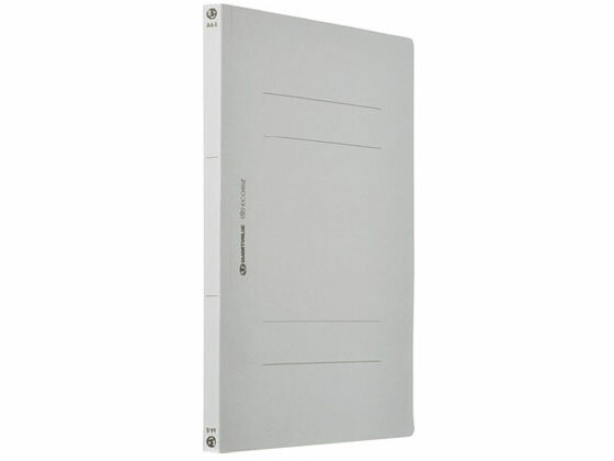 スマートバリュー フラットファイル A4タテ 灰 10冊 D017J-GY 通常タイプ A4 フラットファイル 紙製 レターファイル