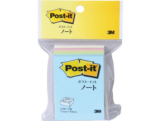 Label Paper - 【お取り寄せ】3M ポストイット カラーキューブ レギュラー ノート パステルカラー×10個 小型 長方形タイプ ノートタイプふせん インデックス メモ ノート