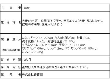 伊藤園/缶希釈 健康ミネラルむぎ茶 180g