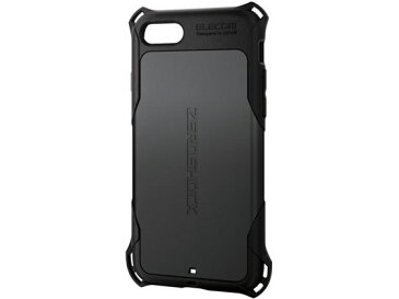 【お取り寄せ】エレコム/iPhone SE 第2世代 ZEROSHOCK/PM-A19AZEROBK