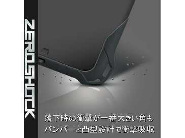 【お取り寄せ】エレコム/iPhone SE 第2世代 ZEROSHOCK/PM-A19AZEROBK