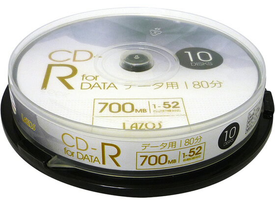 Lazos CD-R データ用 10枚 L-CD10P CD－R 700