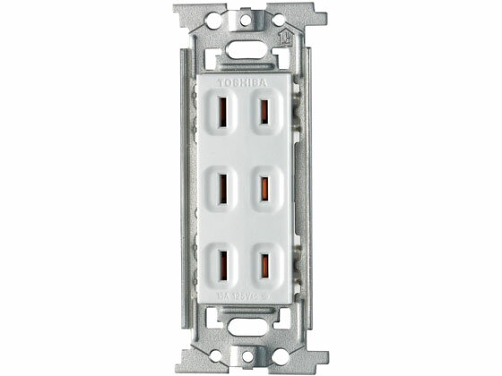 【お取り寄せ】朝日電器 埋込トリプルコンセント 125V15A EW-1103HN 電設資材 配線パーツ 電源タップ 家電