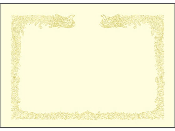 タカ印 OA賞状用紙 雲なし A3判 縦書用 クリーム 100枚 賞状用紙 事務用ペーパー ノート
