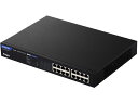 【お取り寄せ】エレコム PoE対応ギガスイッチングハブ 16ポート EHB-UG2C16-PL VLANスイッチ HUB ネットワーク機器 PC周辺機器