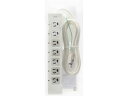 【お取り寄せ】サンワサプライ 電源タップ(3P・7個口・2m) TAP-F37-2CLK 3ピンタイプ 5m未満 OAタップ 延長コード 配線