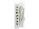 【お取り寄せ】サンワサプライ 電源タップ(3P・7個口・2m) TAP-F37-2CLZ 3ピンタイプ 5m未満 OAタップ 延長コード 配線
