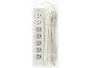 【お取り寄せ】サンワサプライ 電源タップ(3P・7個口・5m) TAP-F37-5CLK 3ピンタイプ 5m以上 OAタップ 延長コード 配線