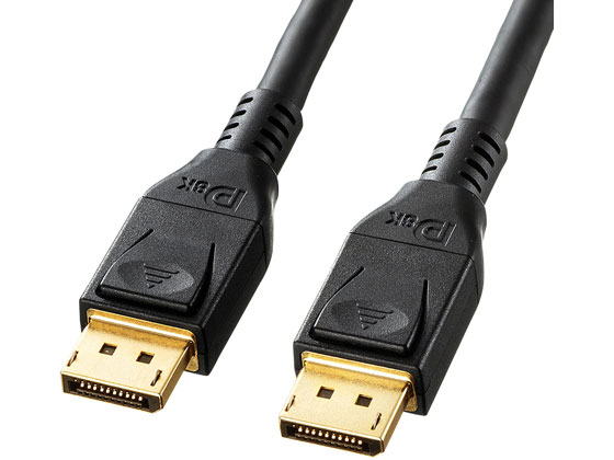 サンワサプライ DisplayPortケーブル (Ver1.4 3m) KC-DP1430 ディスプレイケーブル DVI VGA DisplayPort PC用ケーブル ケーブル 電源タップ 配線パーツ 家電
