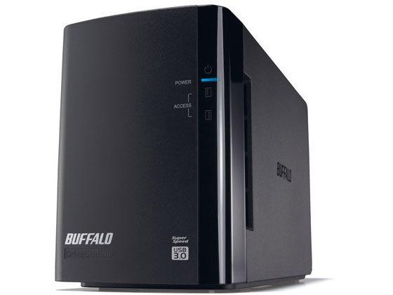 バッファロー ドライブステーションHDD 2ドライブ 2TB HD-WL2TU3 R1J ハードディスクドライブ PC用ドライブ リーダー PC周辺機器
