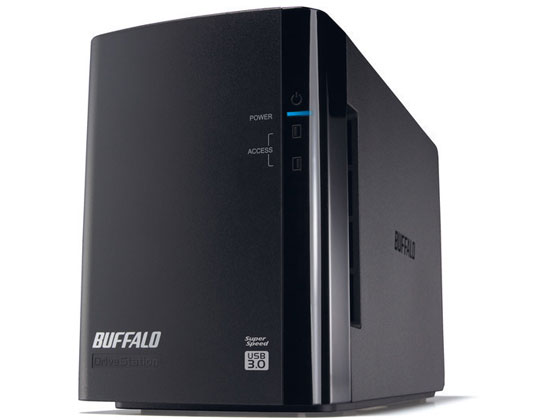 バッファロー ドライブステーション HDD 2ドライブ 4TB HD-WL4TU3 R1J ハードディスクドライブ PC用ドライブ リーダー PC周辺機器
