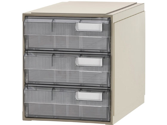 【お取り寄せ】サカセ ビジネスカセッター B4 1列 3段 B4-111 CL レターケース デスクトップ収納 デスク周り 文具