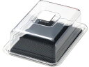 【お取り寄せ】曙産業 クリアラブリーハット角ケーキ 中 ブラック 製菓 キッチン 雑貨 テーブル