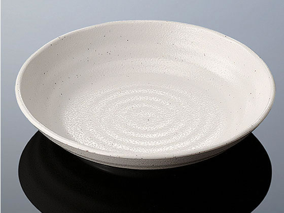【お取り寄せ】エンテック 丸深皿 23cm 粉引 たくみ庵 D258KOH 小皿 丼 和食器 キッチン テーブル