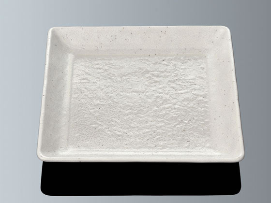 【お取り寄せ】エンテック 正角皿 22cm 粉引 たくみ庵 D257KOH 小皿 丼 和食器 キッチン テーブル