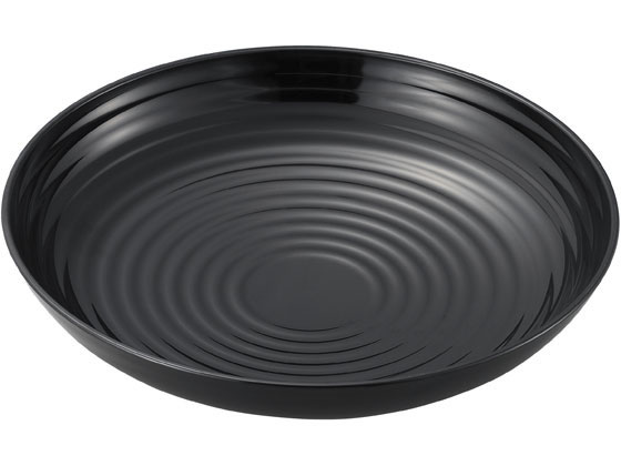 【お取り寄せ】エンテック そば皿 黒 PBT樹脂製 NO.91B 小皿 丼 和食器 キッチン テーブル