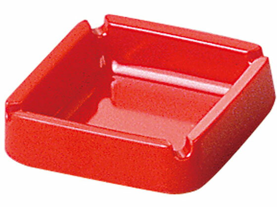 【お取り寄せ】エンテック カラー灰皿 (角) 赤 A-270R スタンダードタイプ 灰皿 テーブル キッチン