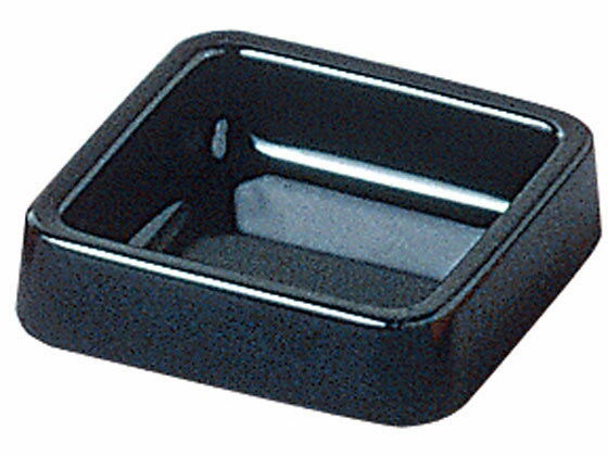 【お取り寄せ】エンテック カラー灰皿 (正角) 黒 A-271B スタンダードタイプ 灰皿 テーブル キッチン