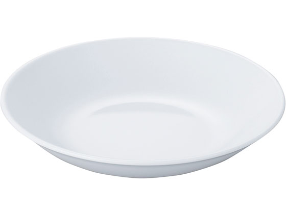 【お取り寄せ】エンテック 深丸皿20cm 白 SP-115W 大皿 丼 中華食器 キッチン テーブル