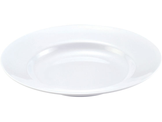 【お取り寄せ】エンテック ラーメンどんぶり受皿(スープ皿 9吋)白 NO.50W 大皿 丼 中華食器 キッチン テーブル