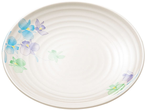 【お取り寄せ】エンテック 丸皿(大) すみれ VO-12 丼 小皿 和食器 キッチン テーブル