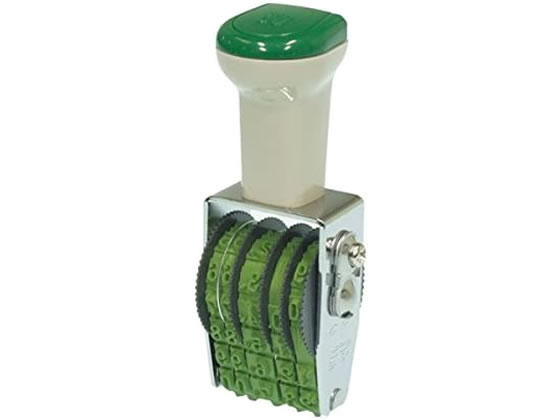 サンビー テクノタッチ回転印欧文日付5連(年号2連)4号 TKA-D04 日付回転印 回転ゴム印 スタンプ ビジネススタンプ ネーム印