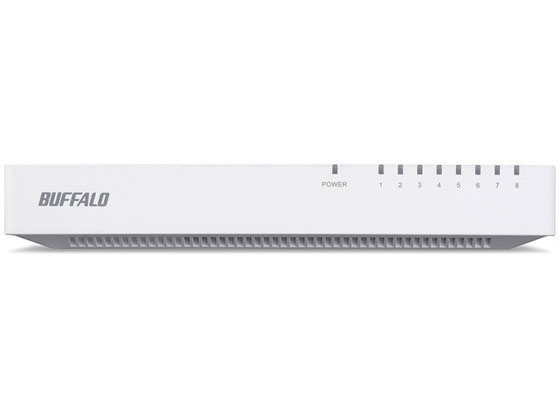 8 Port - 【お取り寄せ】バッファロー スイッチングハブ 電源内蔵 8ポート LSW4-TX-8NP WH スイッチングハブ ネットワーク機器 パソコン 家電