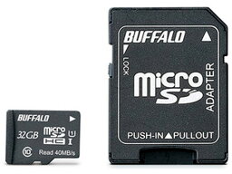 【お取り寄せ】バッファロー Class1 microSDHCカード 32GB RMSD-032GU1SA microSD SDHCメモリーカード 記録メディア テープ