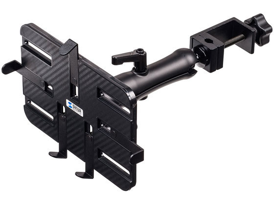 【お取り寄せ】サンワサプライ 支柱取付用タブレットホルダー 2関節 CAR-SPHLD3 タブレット関連品 スマホ 家電