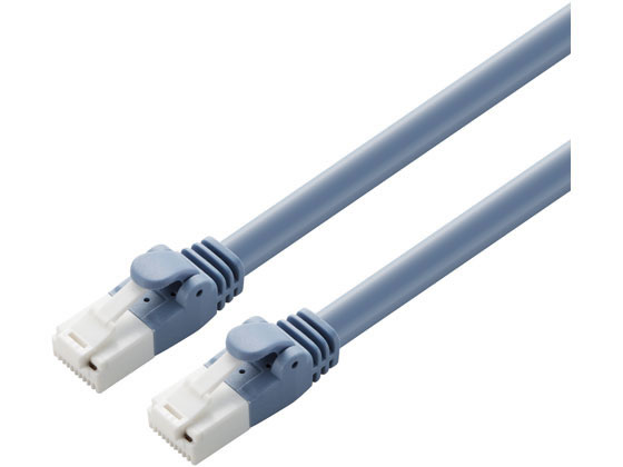 【お取り寄せ】エレコム LANケーブル CAT6A 簡易包装 50m LD-GPAT BU50 RS LANケーブルカテゴリー6E LANケーブル ケーブル 電源タップ 配線パーツ 家電