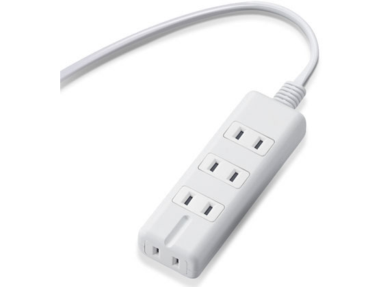 エレコム 電源タップ 磁石 4個口(内3ピン1) 5m T-KM01-2450WH コード付き電源タップ3ピン 電源タップ OAタップ 配線パーツ 家電
