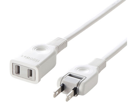 ~2 Holes - 【お取り寄せ】サンワサプライ 電源延長コード 2P・2m TAP-EX2102 延長コード 電源タップ OAタップ 配線パーツ 家電