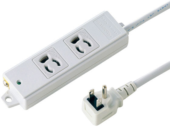 ~2 Holes - 【お取り寄せ】サンワサプライ 工事物件タップ 3P・2個口・5m TAP-K2L-5 コード付き電源タップ3ピン 電源タップ OAタップ 配線パーツ 家電