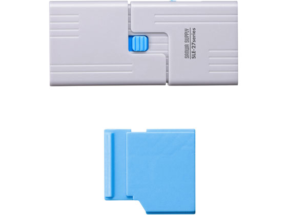 【お取り寄せ】サンワサプライ SDカードスロット取付けセキュリティ ブルー SLE-27-BL セキュリティ商品 PC パソコン 家電