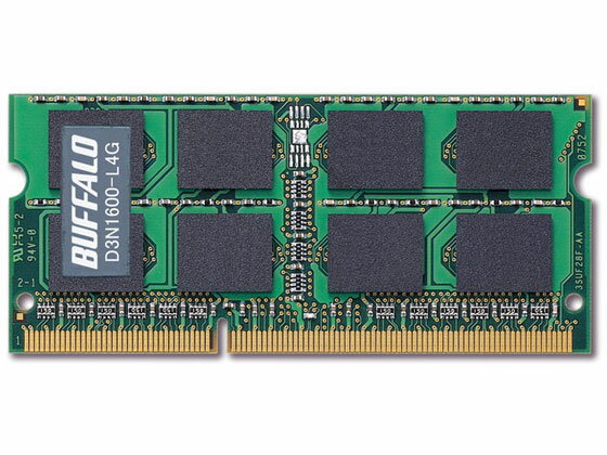 【お取り寄せ】バッファロー 204Pin DDR3 SDRAM S.O.DIMM 4GB D3N1600-L4G PCメモリー PC周辺機器 パソコン 家電