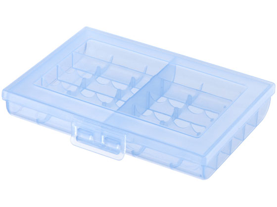 【お取り寄せ】サンワサプライ 電池ケース 単3形・単4形対応・ブルー DG-BT5BL 電池アダプター 関連品 電池チェッカー アダプター 充電池 家電