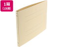 Forestway フラットファイルライト A4ヨコ とじ厚15mm 黄 100冊 業務用 まとめ買い 大容量 箱売り 箱買い 横 紙製 通常タイプ A4 フラ...