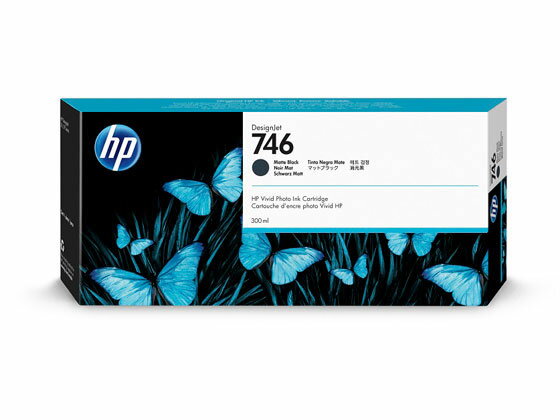 楽天JET PRICE【お取り寄せ】HP HP746 インクカートリッジ マットブラック 300ml P2V83A ヒューレットパッカード HP ブラック インクジェットカートリッジ インクカートリッジ トナー