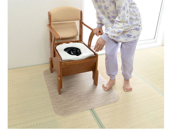 オカトー ナチュラル 吸着便座カバー ピンク